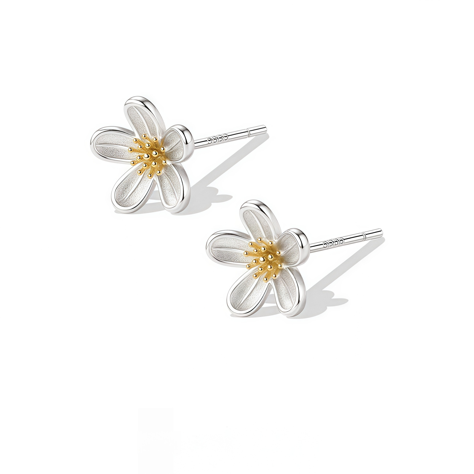 S925 NEW multiple styles Stud 14mm 1 g Flowers and Flowers zircon Earrings  