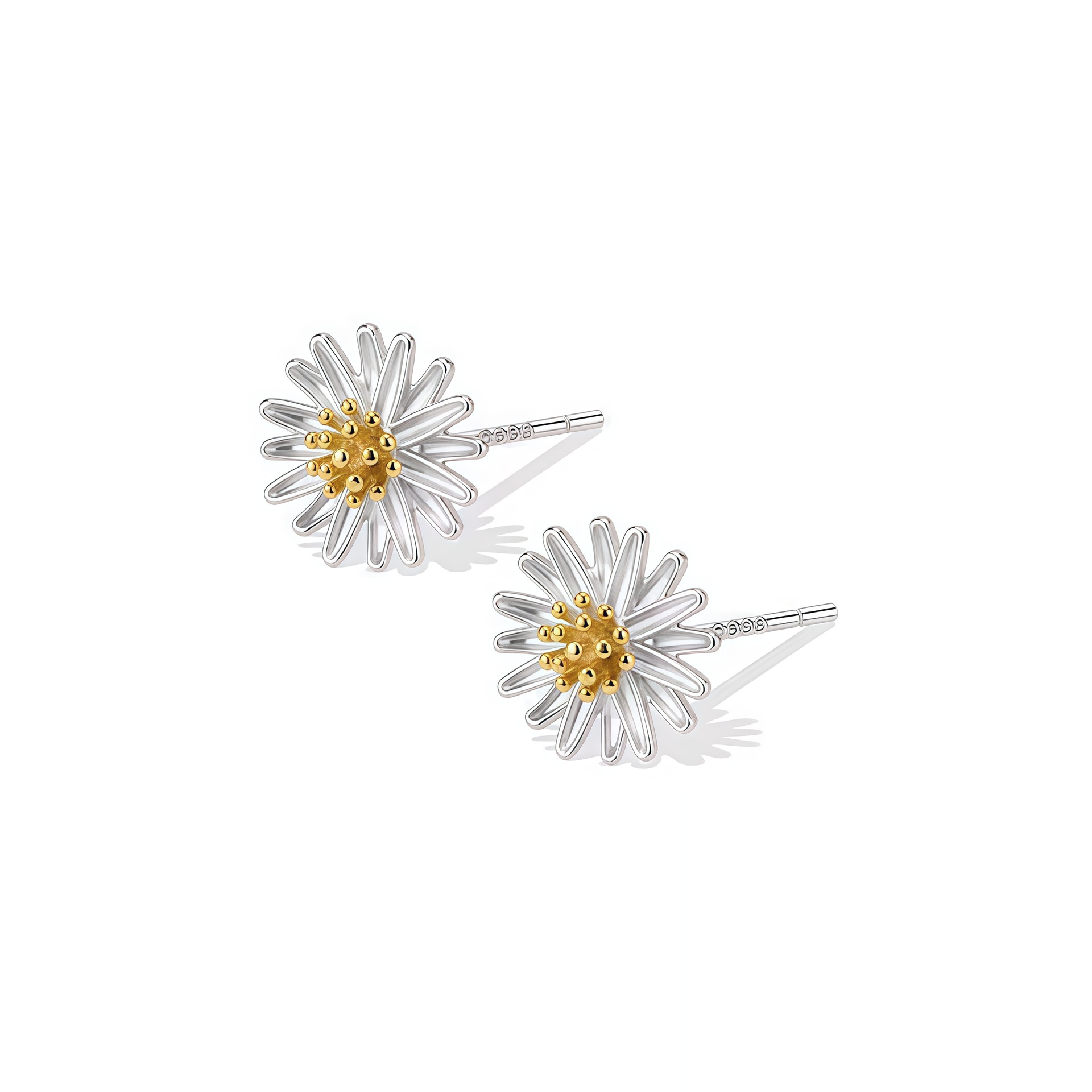 S925 NEW multiple styles Stud 14mm 1 g Flowers and Flowers zircon Earrings  