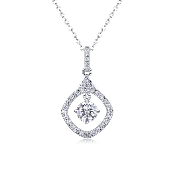 S925 Silver Starlight Heart Language Pendant Necklace Set
