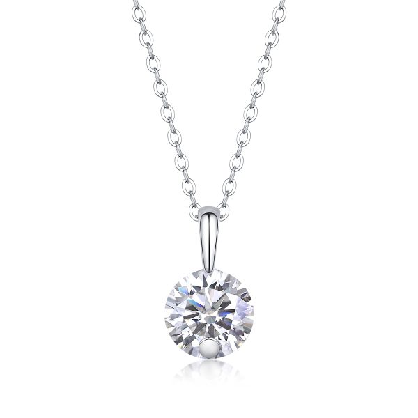 1 CT S925 Women’s Mozambique Stone Compact Pendant