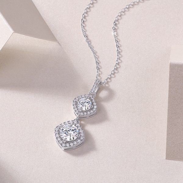 S925 Silver Snow Field Fairyland Pendant Necklace Set