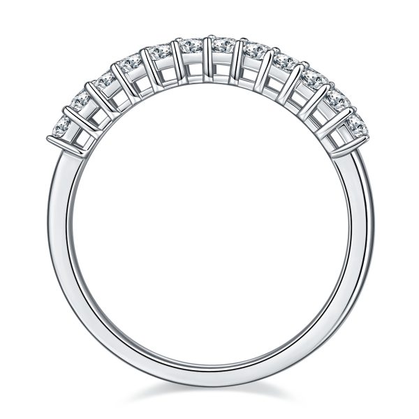 S925 Silver 0.5-carat A ticket of small zircon stones zircon Ring 