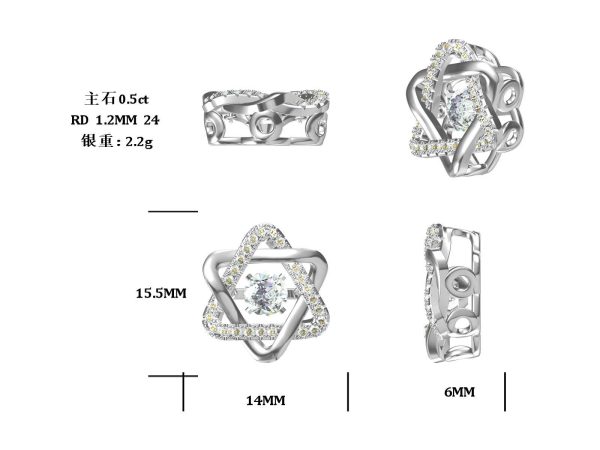 S925 Silver Six-pointed Star Necklace Pendant 2026