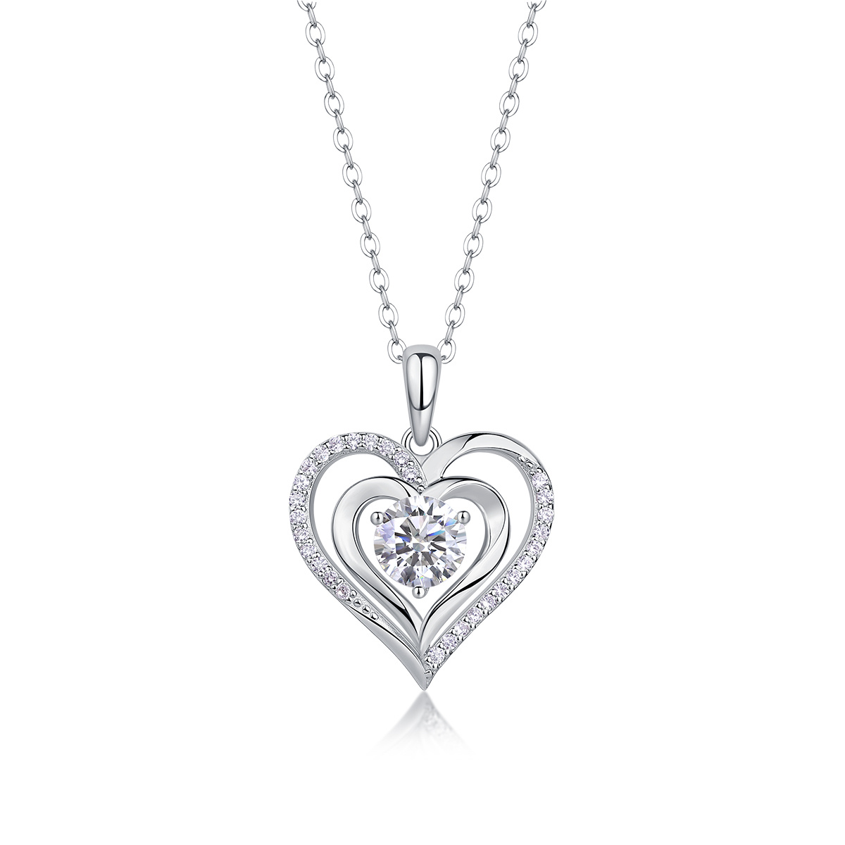 S925 Silver women Telepathy Necklace Pendant