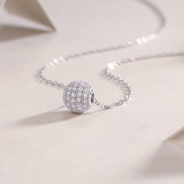 S925 Silver women Meet At This Moment Pendant Necklace Set