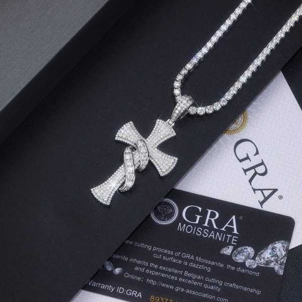S925 Silver Super Precision Crafted Cross Necklace Pendant 2026