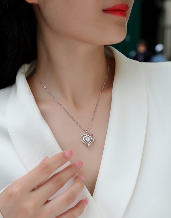 S925 Silver women Telepathy Necklace Pendant