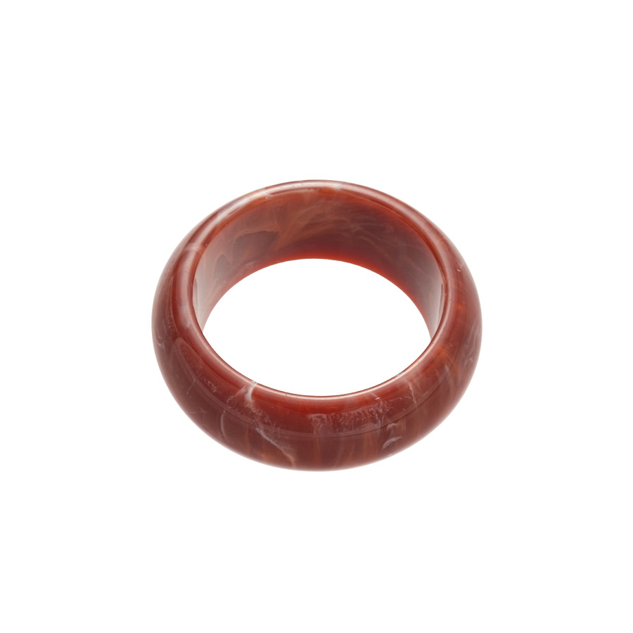 Multiple acrylic resin material Wide version dyed resin bracelet