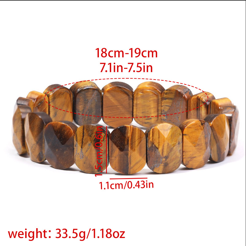 Bohemian style hand polished crystal Multiple natural crystal bracelets with oval cut bracelets