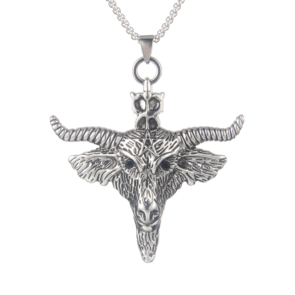 Alloy Material multiple styles 55 CM Mighty Bull Head Pendant Necklace