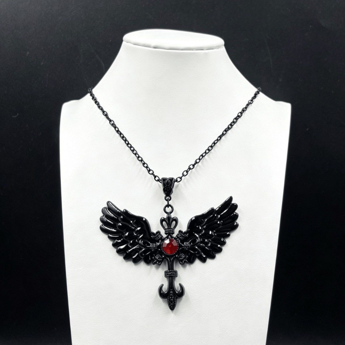 Alloy Material multiple styles 60CM angel wings Pendant Necklace