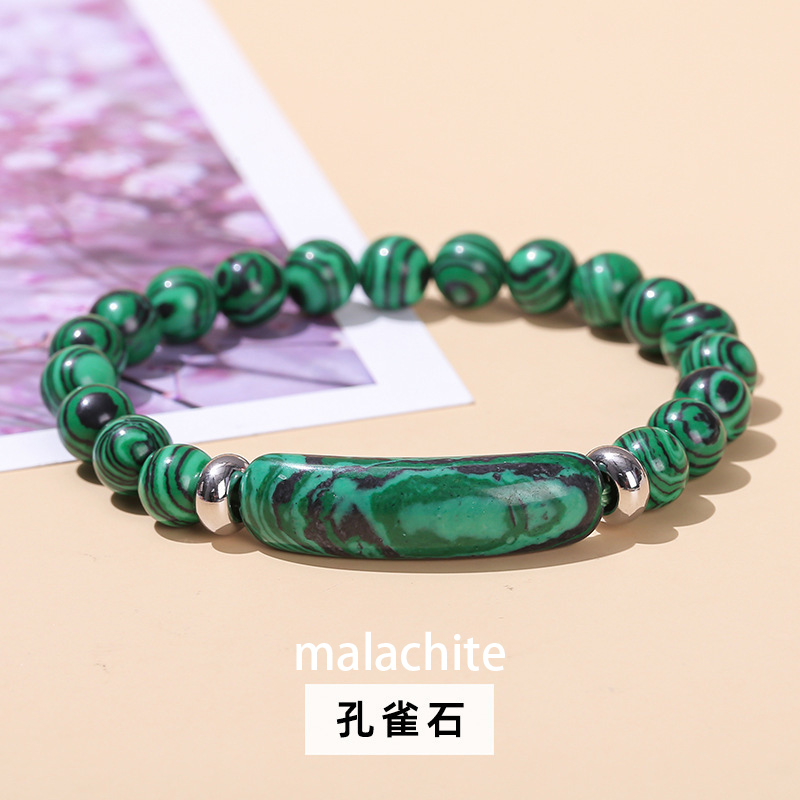 Multiple Yiwu made 8mm natural various materials Bridge bracelets