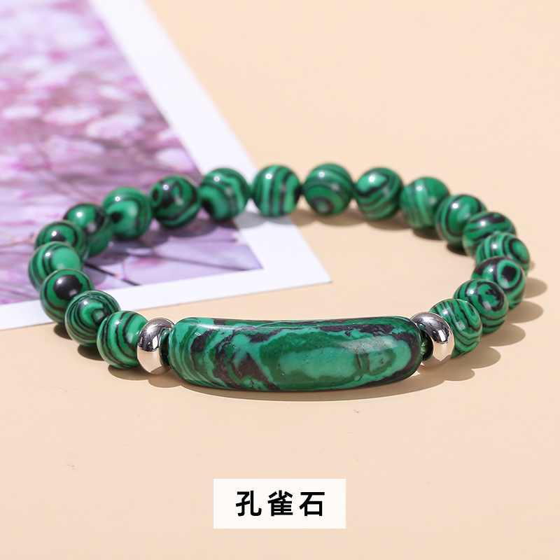 Multiple Yiwu made 8mm natural various materials Bridge bracelets