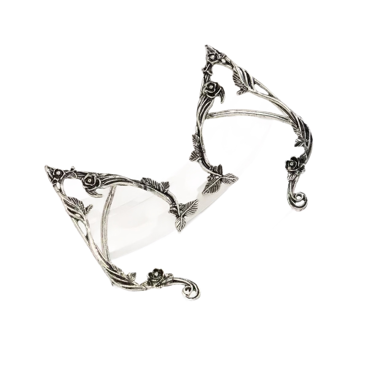 Alloy Material multiple styles 1 pair of Zircon Exaggerated animal designs without ear holes ear clips ear hooks