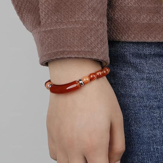 Multiple Yiwu made 8mm natural various materials Bridge bracelets