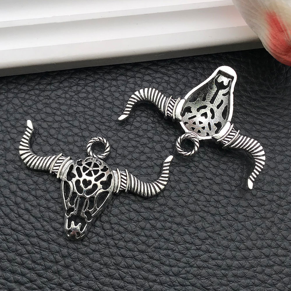 Alloy Material multiple styles 55 CM Mighty Bull Head Pendant Necklace