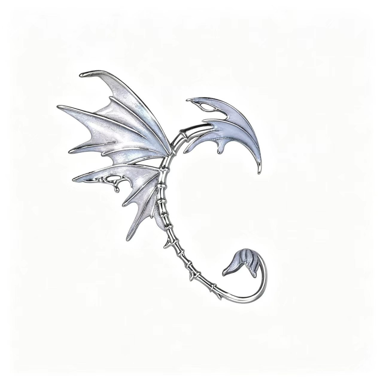 Alloy Material multiple styles 1 pair of flying dragons without ear holes ear clips ear hooks