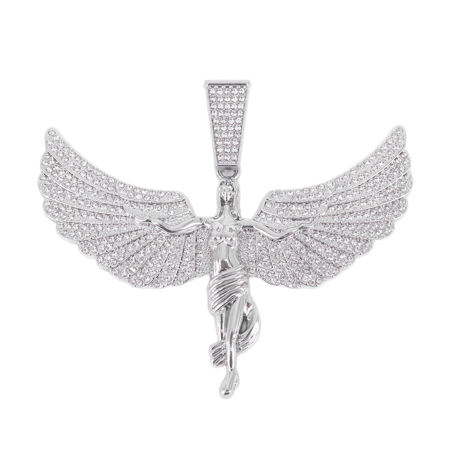 Alloy Material multiple styles 60CM angel wings Pendant Necklace