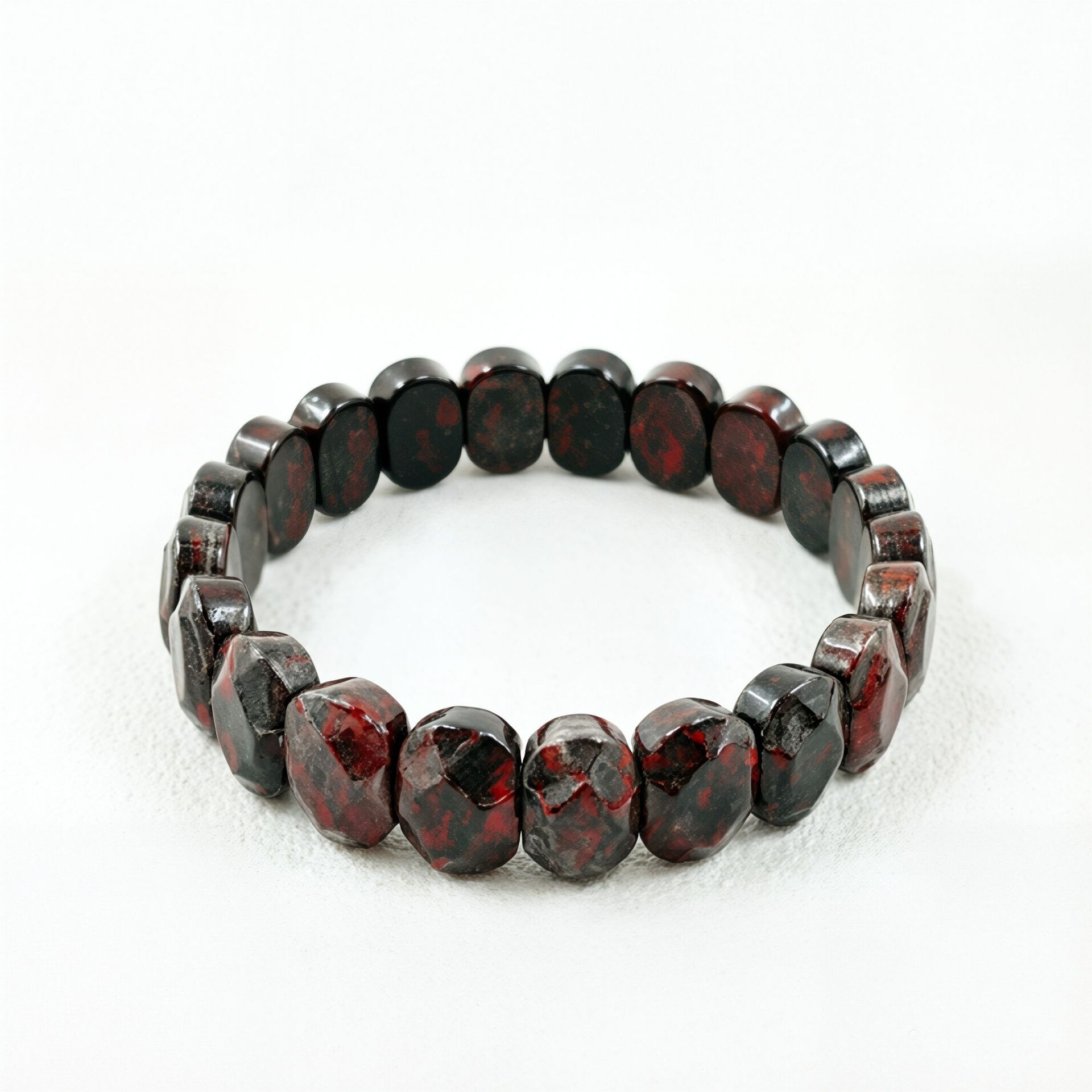 Bohemian style hand polished crystal Multiple natural crystal bracelets with oval cut bracelets