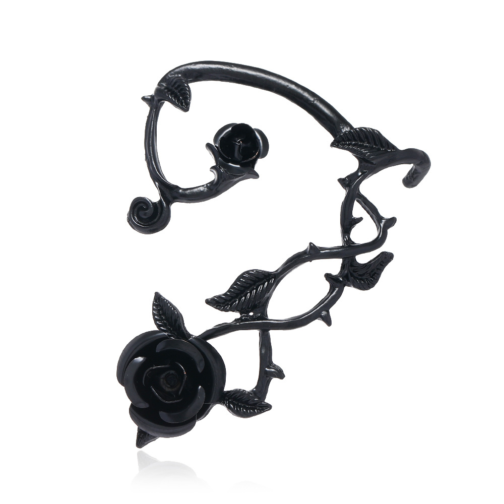 Alloy Material multiple styles 1 pair of Zircon animal shape without ear holes ear clips ear hooks