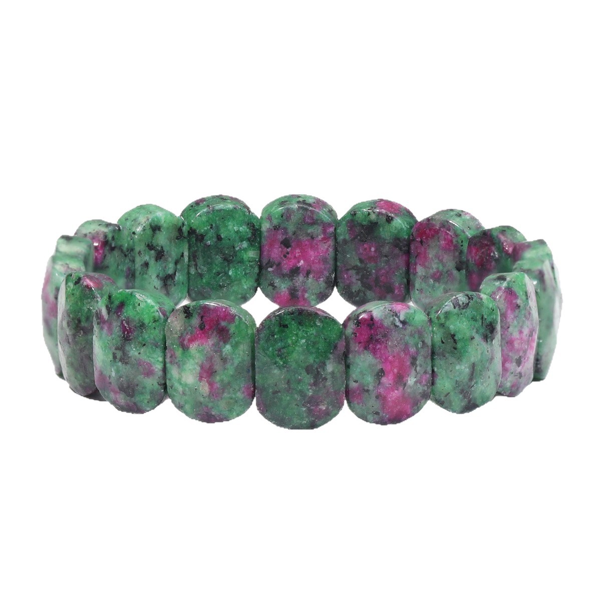 Bohemian style hand polished crystal Multiple natural crystal bracelets with oval cut bracelets