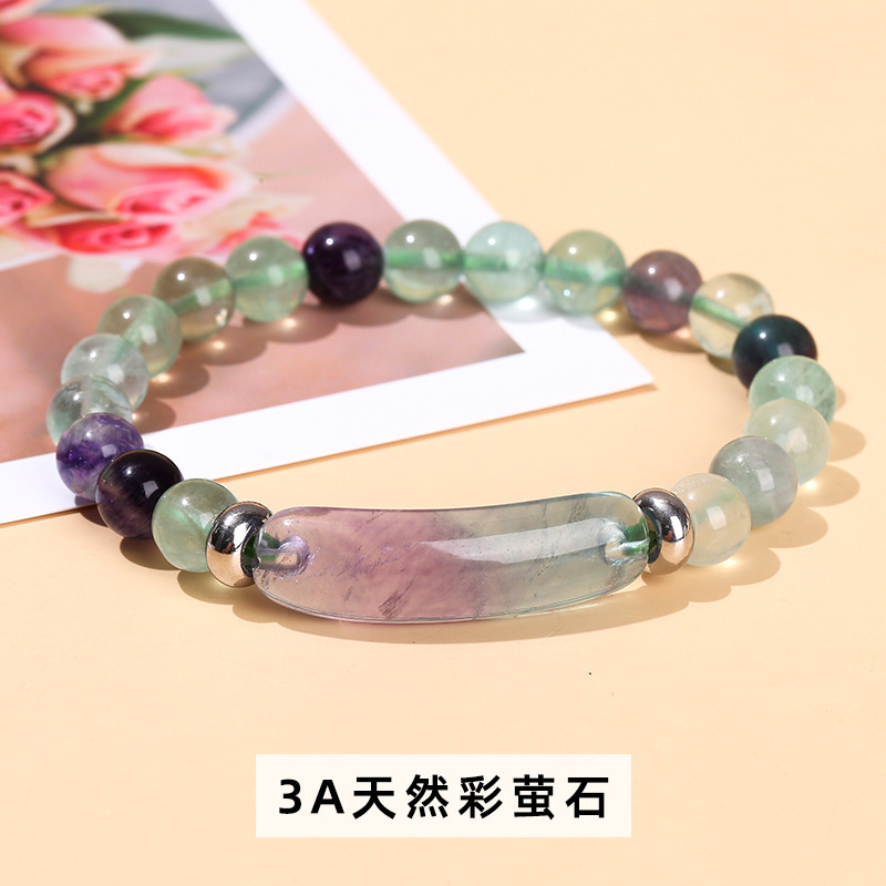 Multiple Yiwu made 8mm natural various materials Bridge bracelets