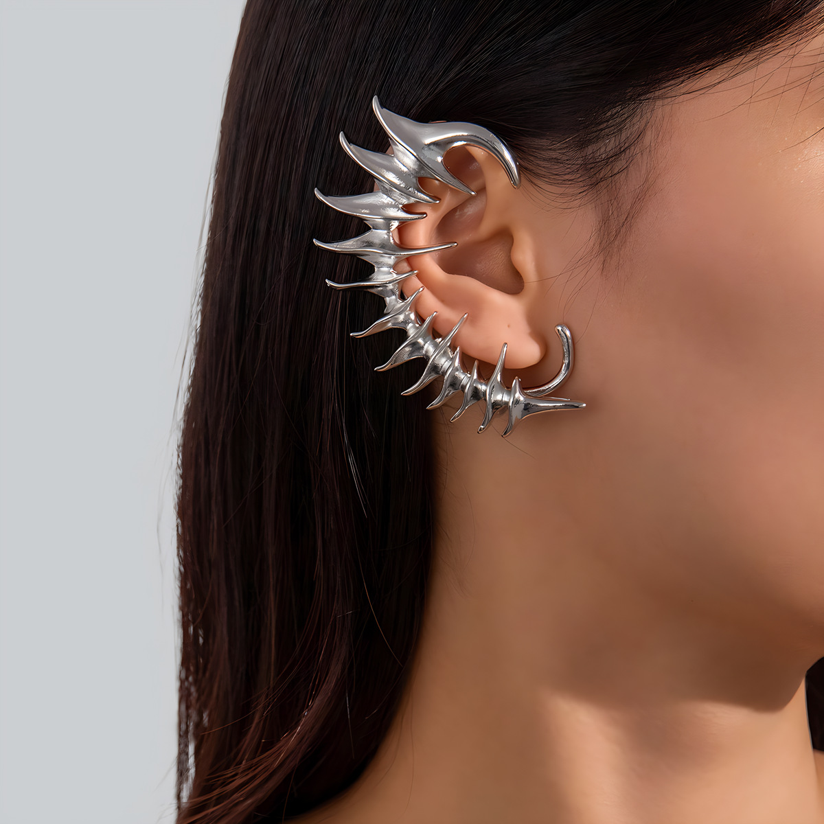 Alloy Material multiple styles 1 pair of flying dragons without ear holes ear clips ear hooks