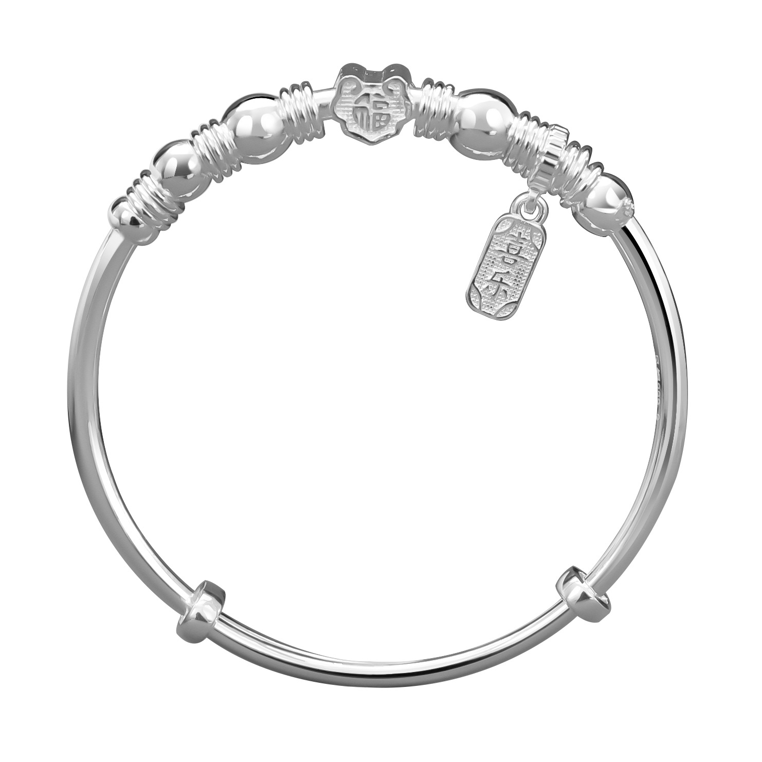 S990 25g Wan Guan Pan Chan Wealthy and auspicious silver bracelet