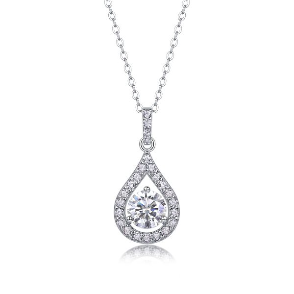 S925 Silver The Charm Of The Heart Pendant Necklace Set