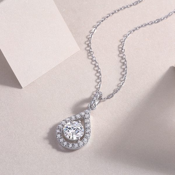 S925 Silver The Charm Of The Heart Pendant Necklace Set