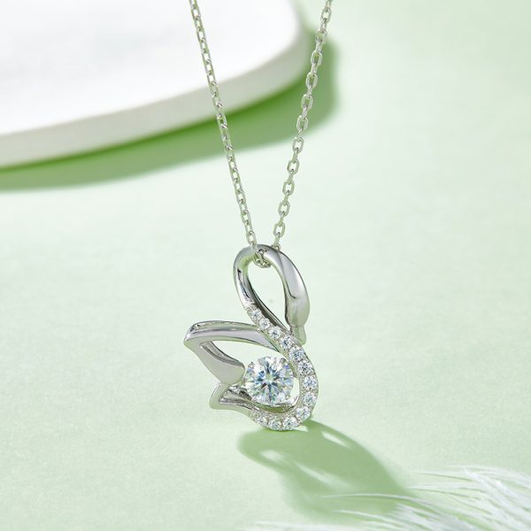 S925 Silver Little Swan Necklace Pendant 2026