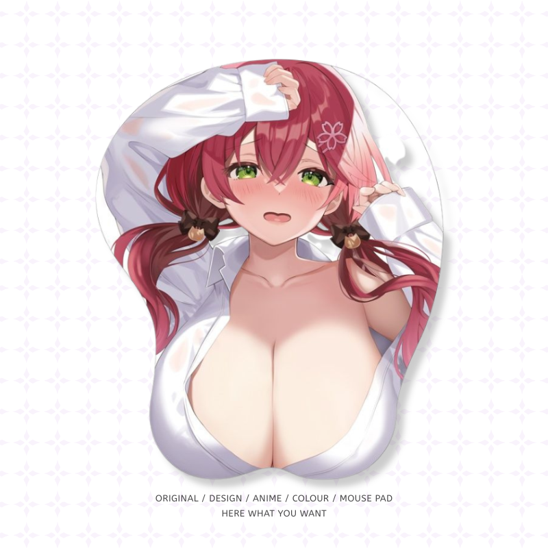 Hololive 櫻巫女 3D立體護腕滑鼠墊