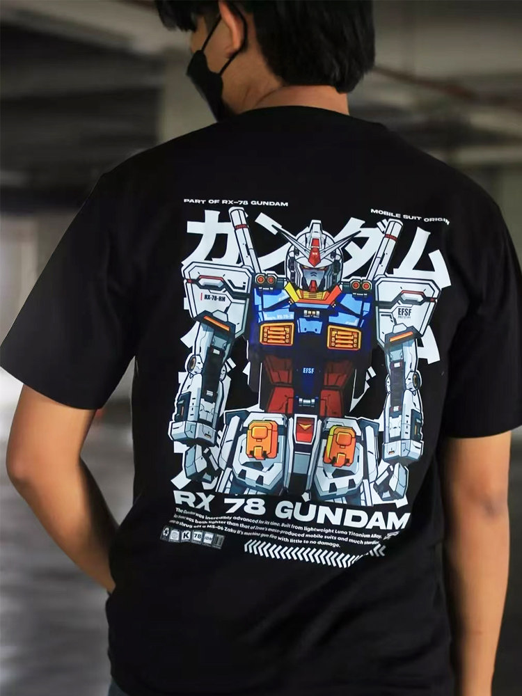 機動戰士鋼彈周邊 印花短袖T恤