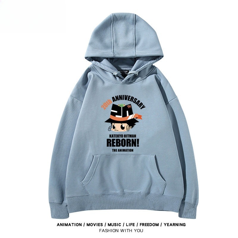 家庭教師reborn 聯名衛衣新款 親子情侶裝連帽衛衣