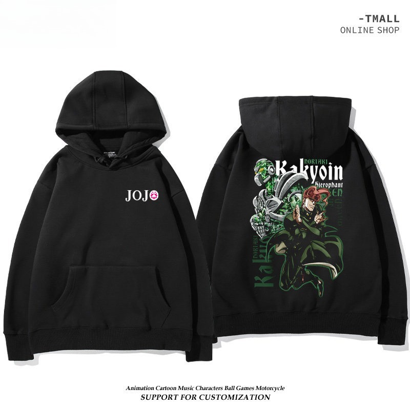 JOJO的奇妙冒險 親子情侶男女連帽衛衣