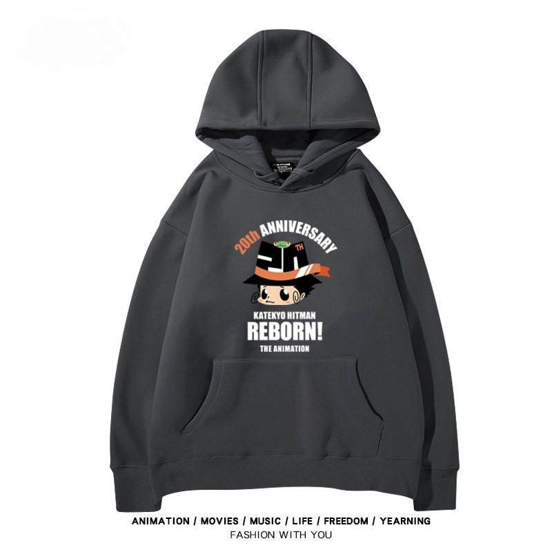 家庭教師reborn 聯名衛衣新款 親子情侶裝連帽衛衣