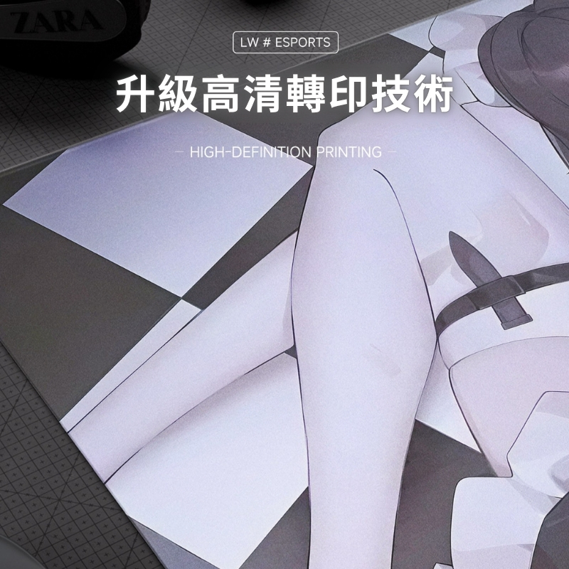 Dysphoria Maid Yuri 知鬱女僕鋼化玻璃滑鼠墊 細節展示