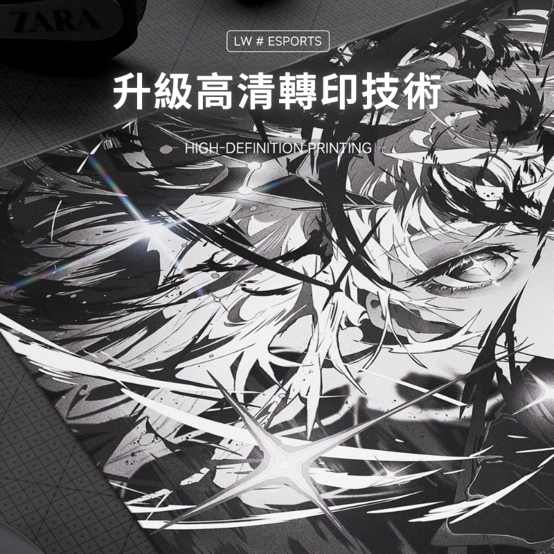 WALLHACK SP005 覺醒 SORA 鋼化玻璃滑鼠墊 細節展示