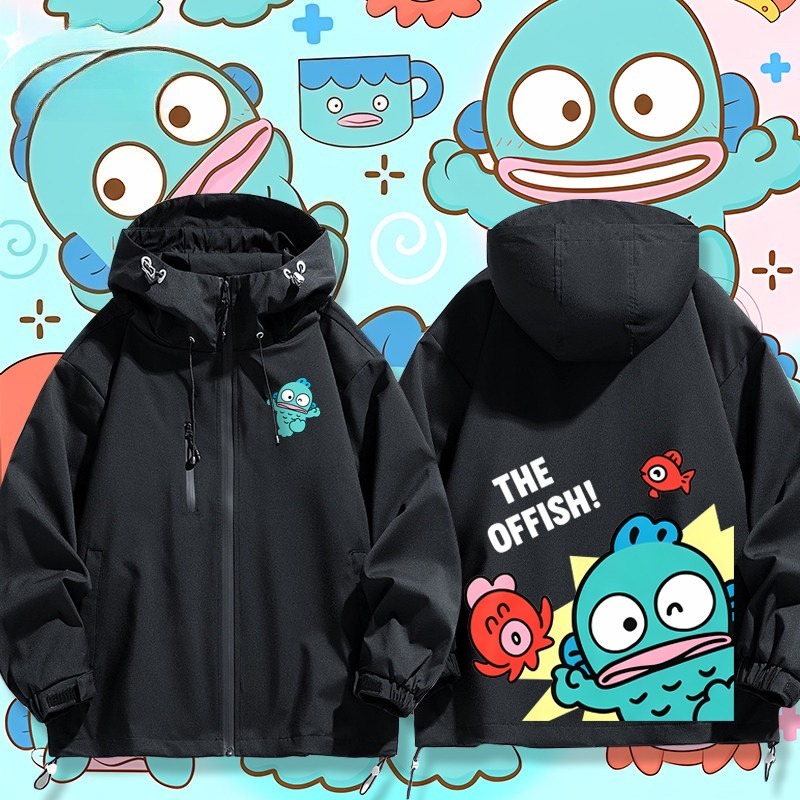 三麗鷗人魚漢頓周邊 男女同款秋冬衝鋒衣