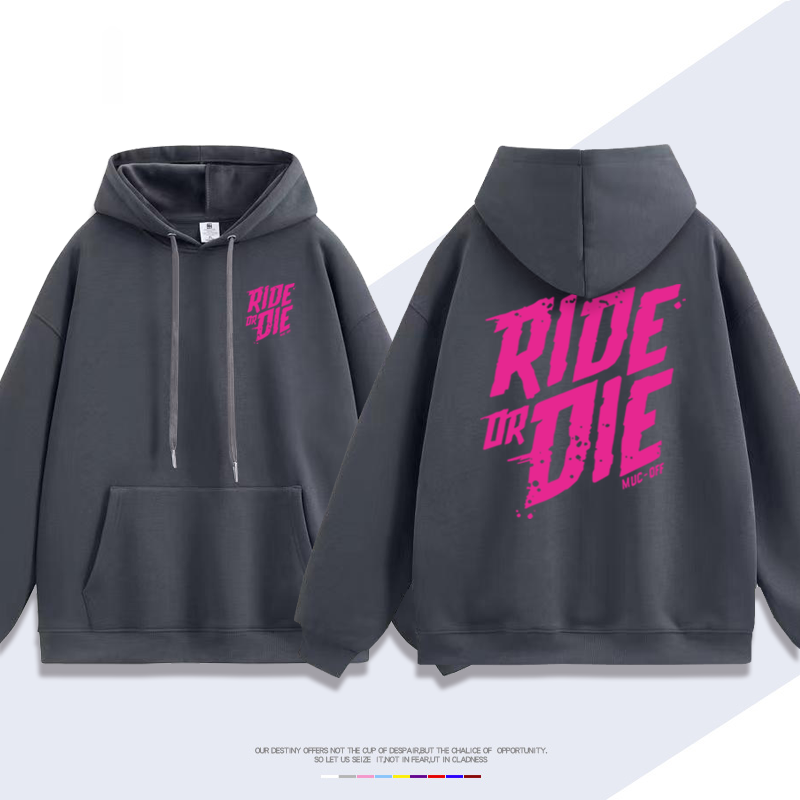 PMuc-Off土坡ride or die速降騎行服 衛衣2025秋冬新款親子情侶裝連帽衛衣