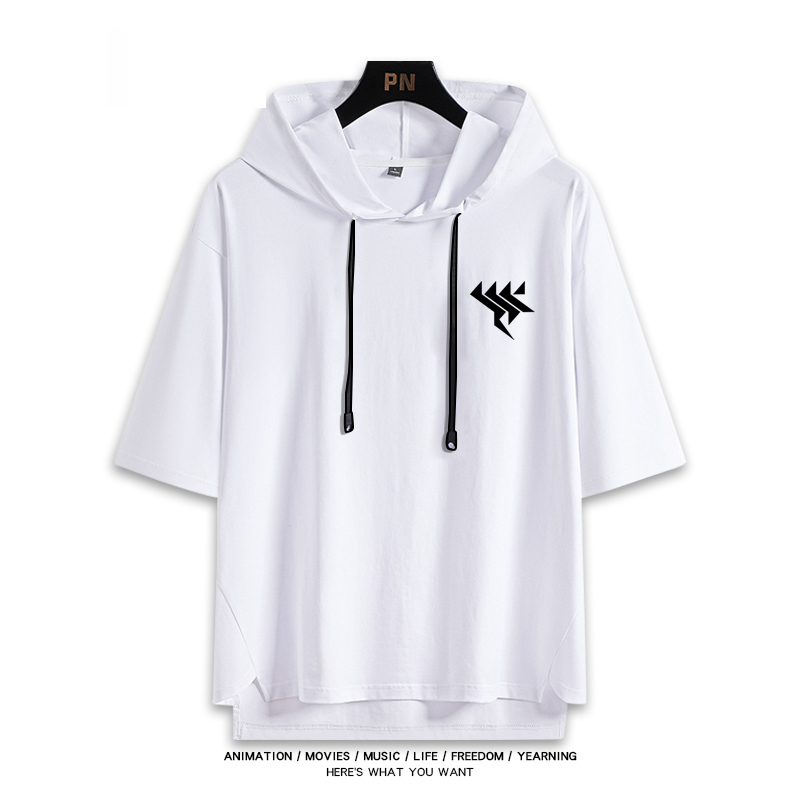 蔚藍檔案 鬼方佳代子 連帽短袖T恤-ZUIHANG SHOP