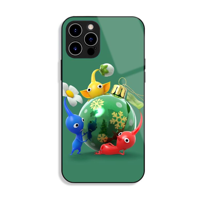 皮克敏 PIKMIN 高清鋼化玻璃手機殼