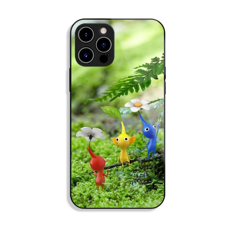 皮克敏 PIKMIN 高清鋼化玻璃手機殼
