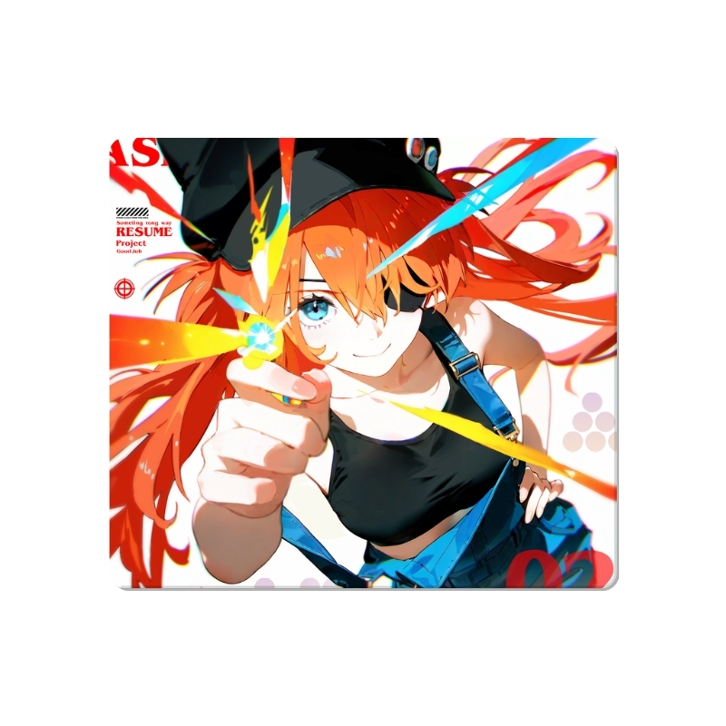 EVA 明日香です鋼化玻璃滑鼠墊