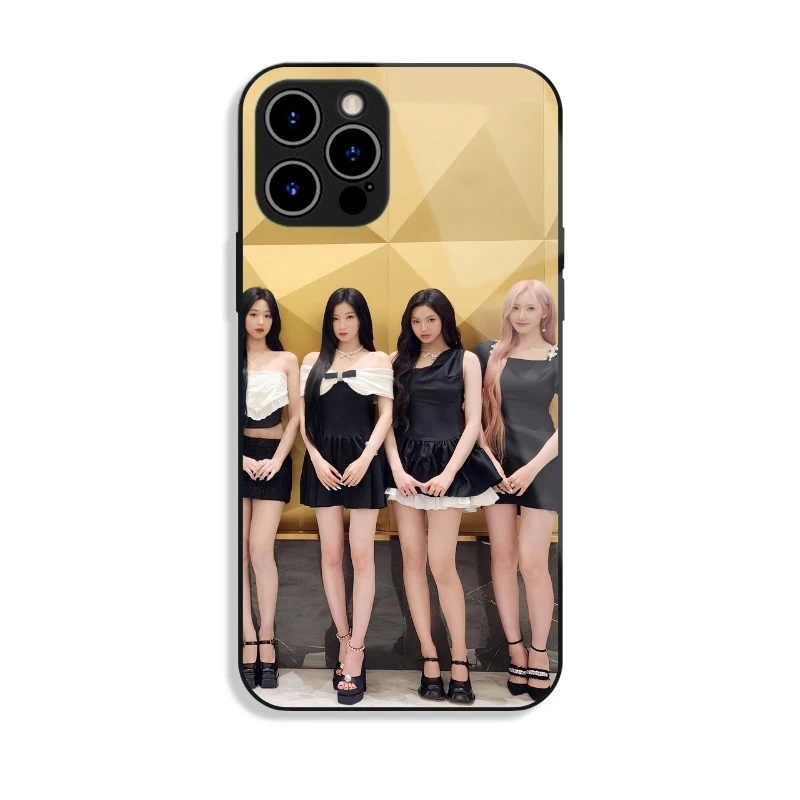 BABYMONSTER 高清鋼化玻璃手機殼
