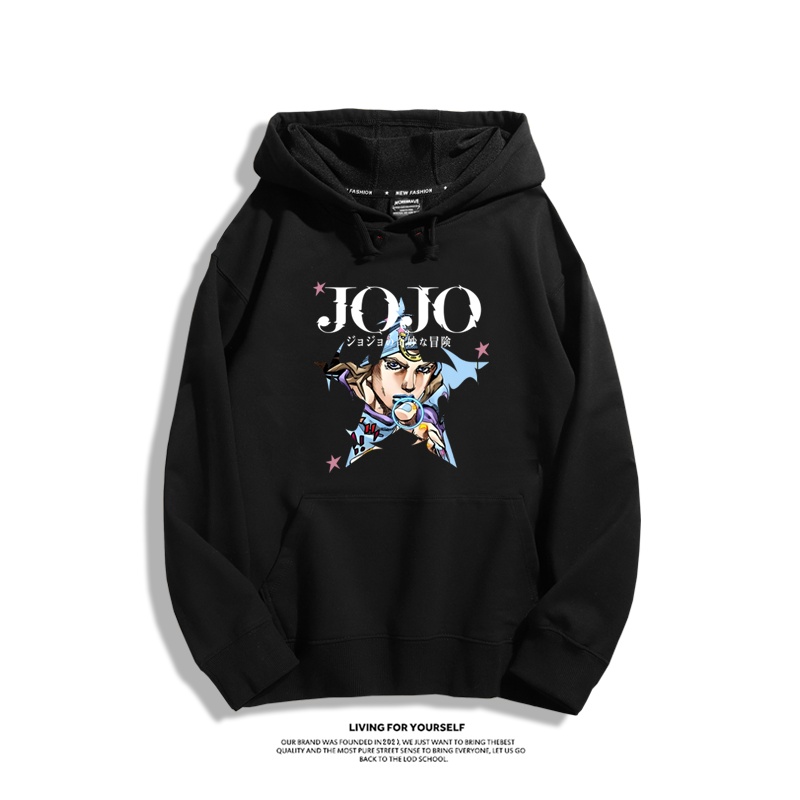 JOJO的奇妙冒險 聯名衛衣2025秋冬新款親子情侶裝連帽衛衣