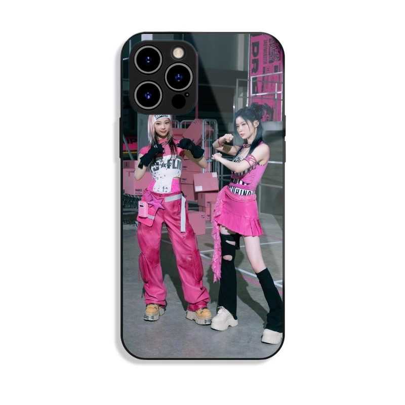 BABYMONSTER 高清鋼化玻璃手機殼