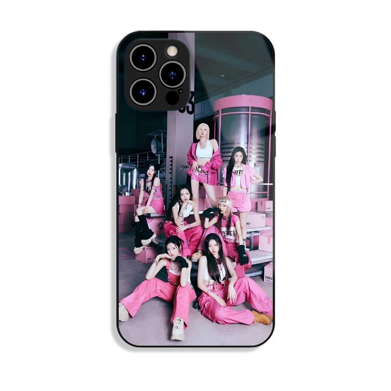 BABYMONSTER 高清鋼化玻璃手機殼
