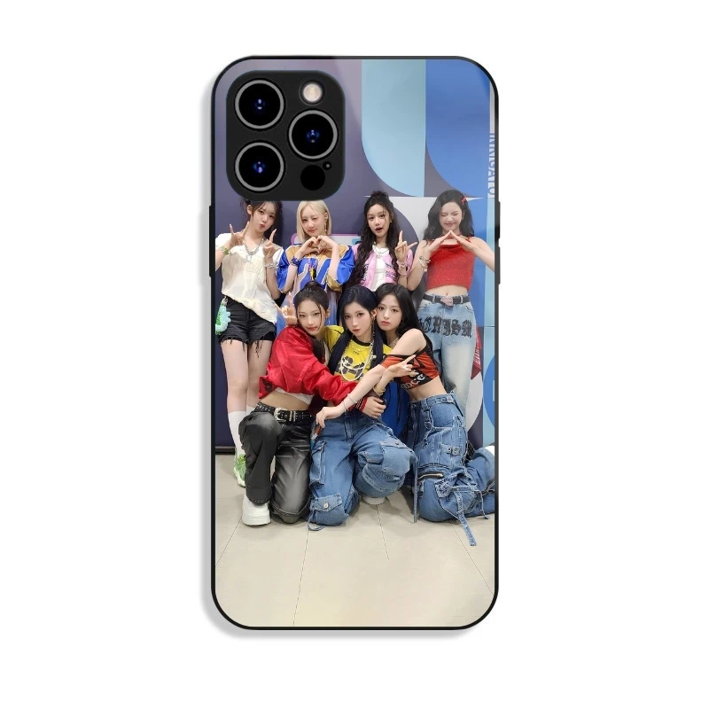 BABYMONSTER 高清鋼化玻璃手機殼