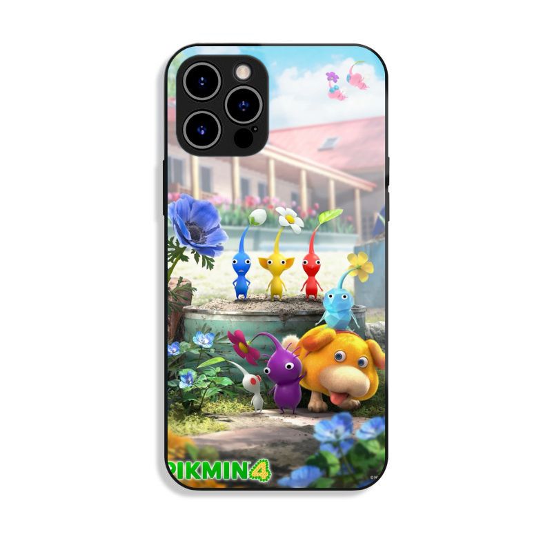 皮克敏 PIKMIN 高清鋼化玻璃手機殼
